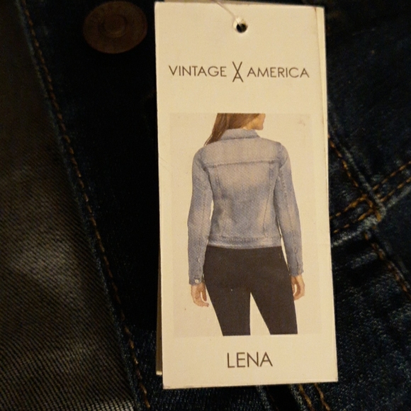 NWT Vintage America Jean jacket - Picture 7 of 7